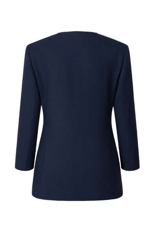 Collarless Blazer