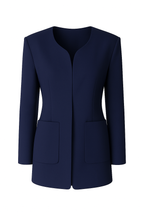 Collarless Blazer