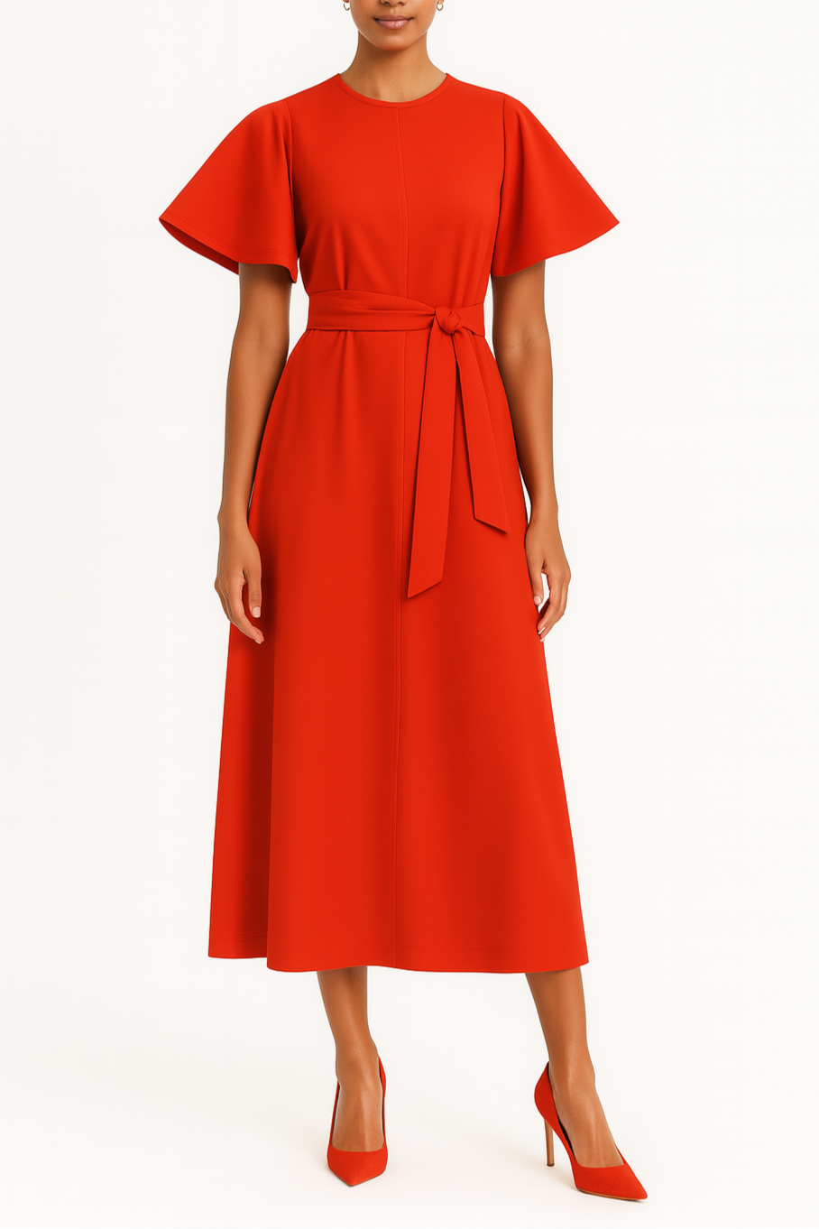 Flutter Sleeve Dress